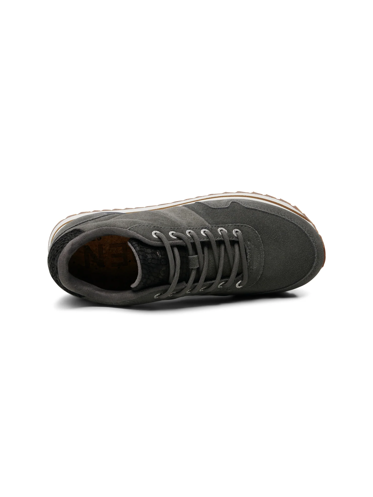 Nora III Suede Plateau - Dark Grey - Image 5