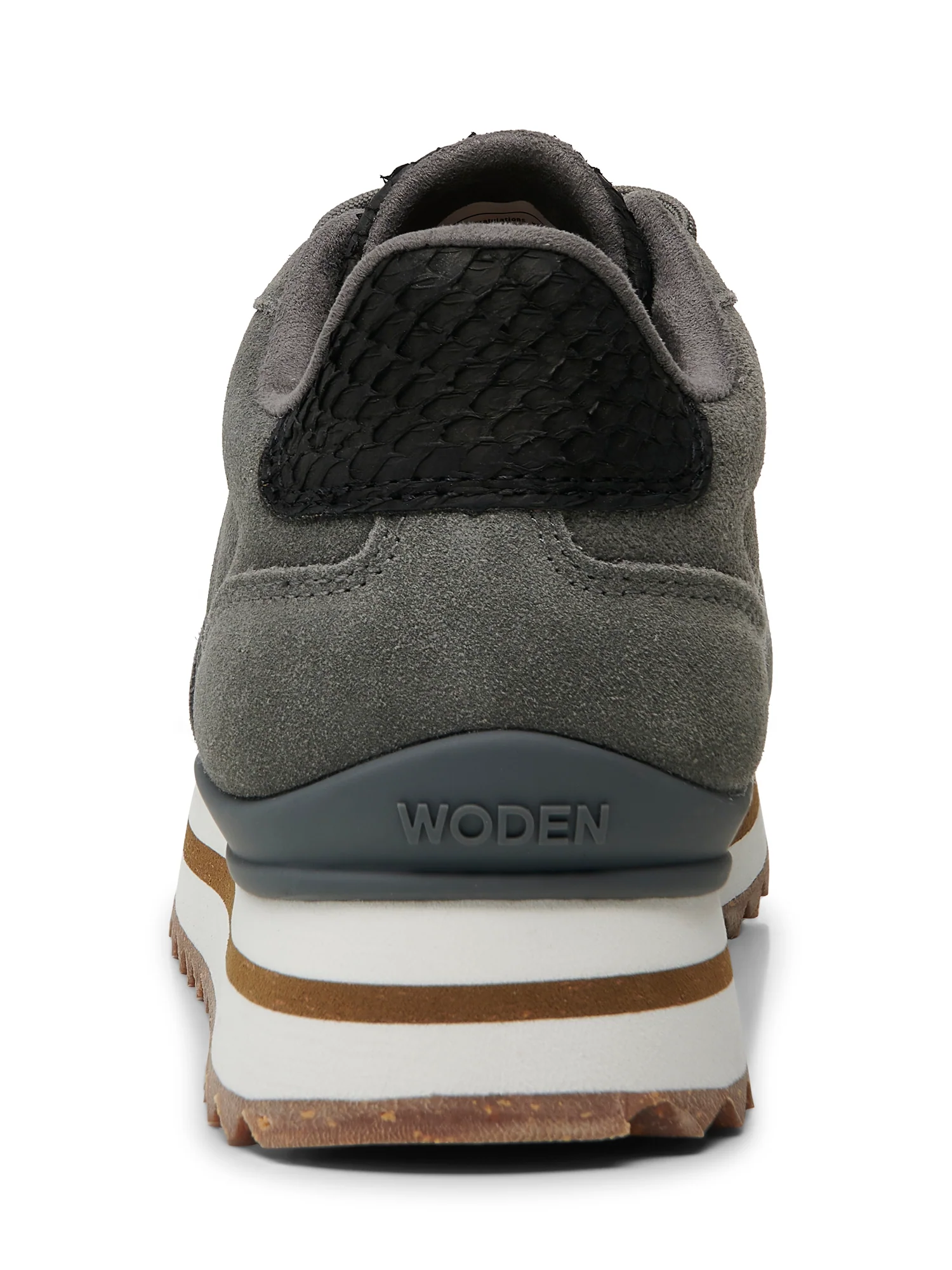 Nora III Suede Plateau - Dark Grey - Image 7