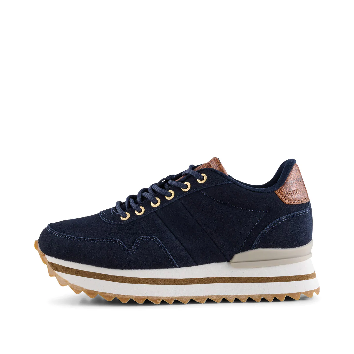 Nora III Suede Plateau - Dark Navy