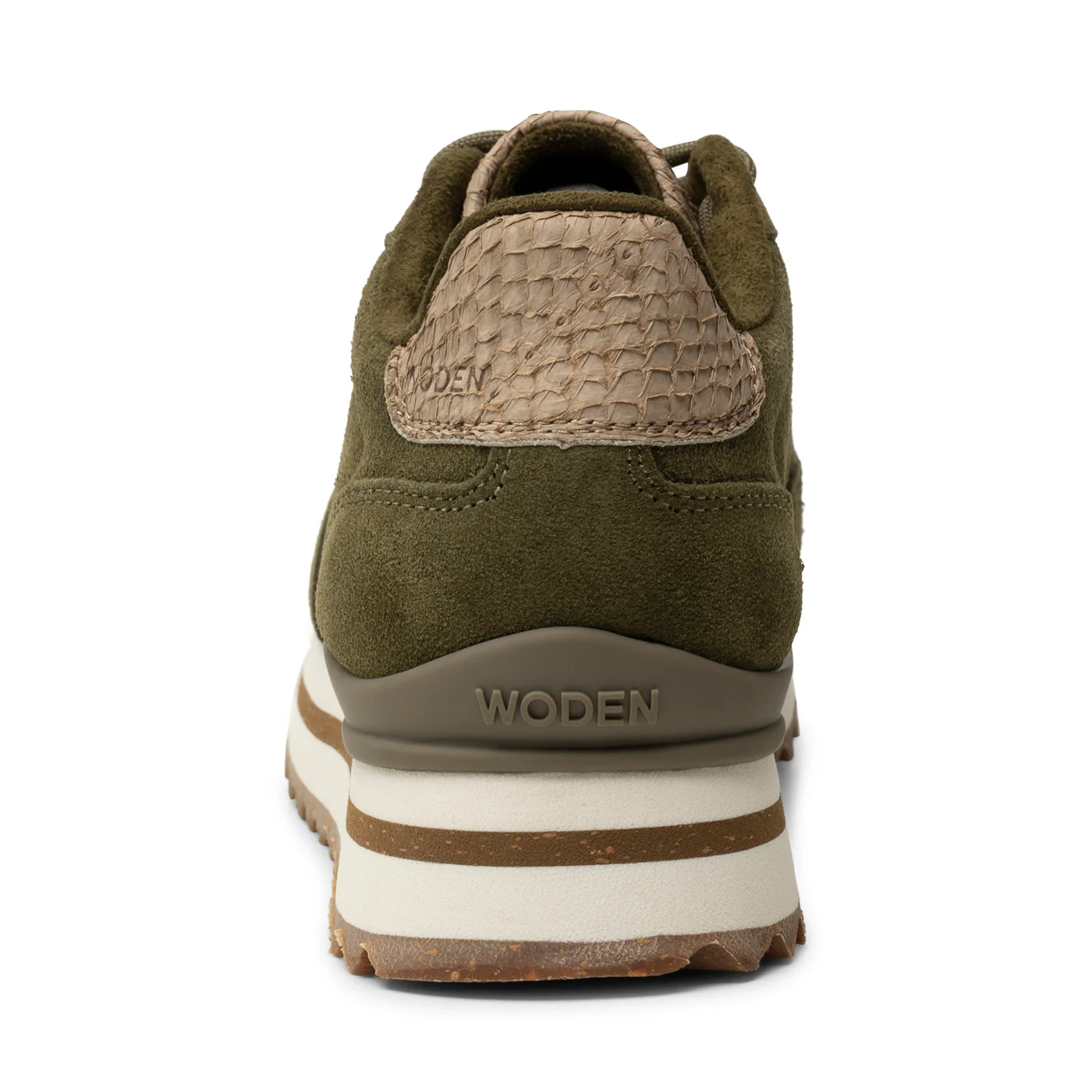 Nora III Suede Plateau - Dark Olive - Image 8