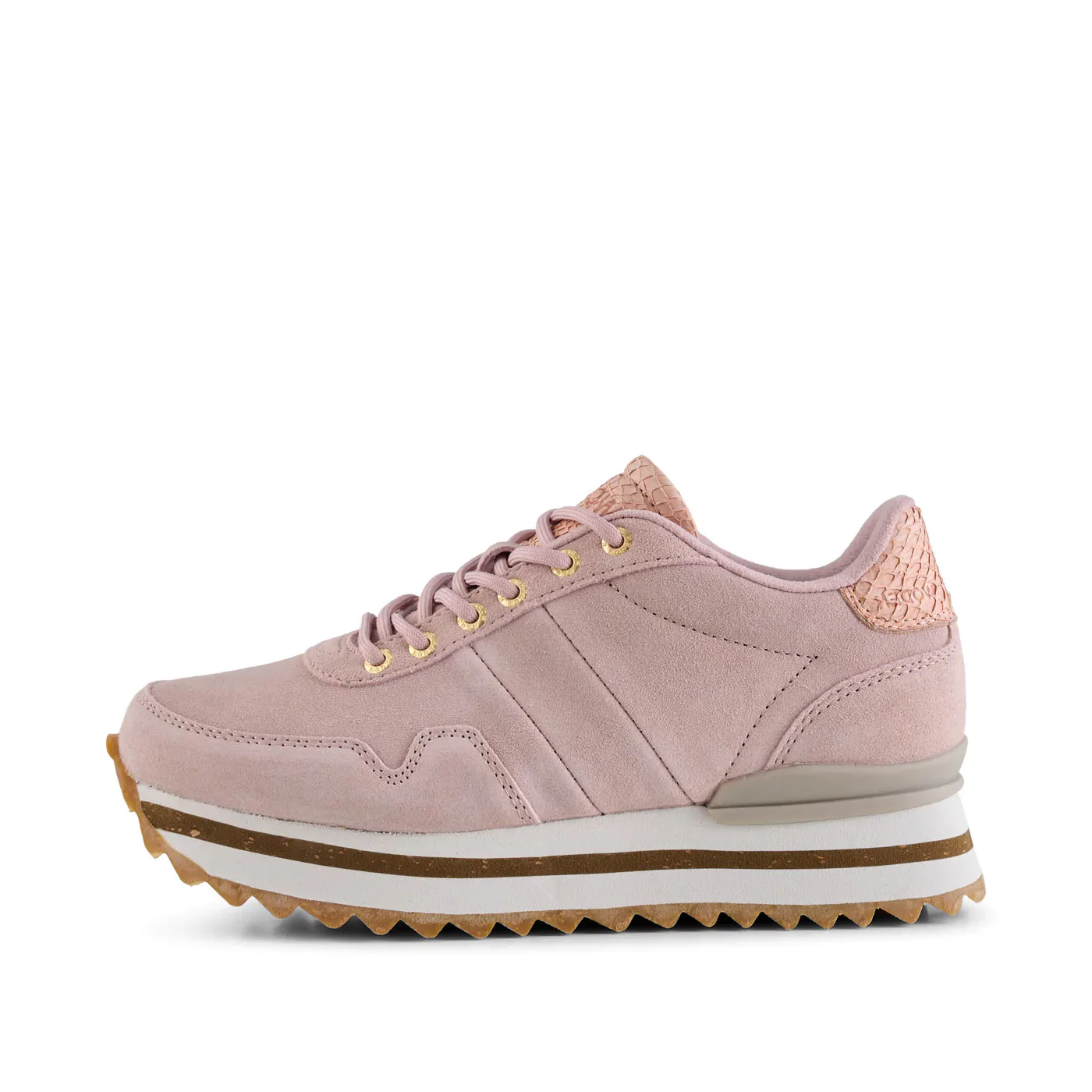 Nora III Suede Plateau - Dry Rose