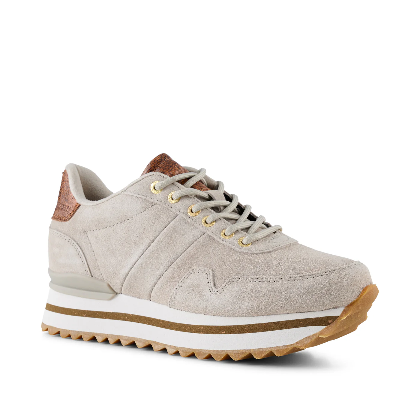 Nora III Suede Plateau - Grey Feather - Image 3