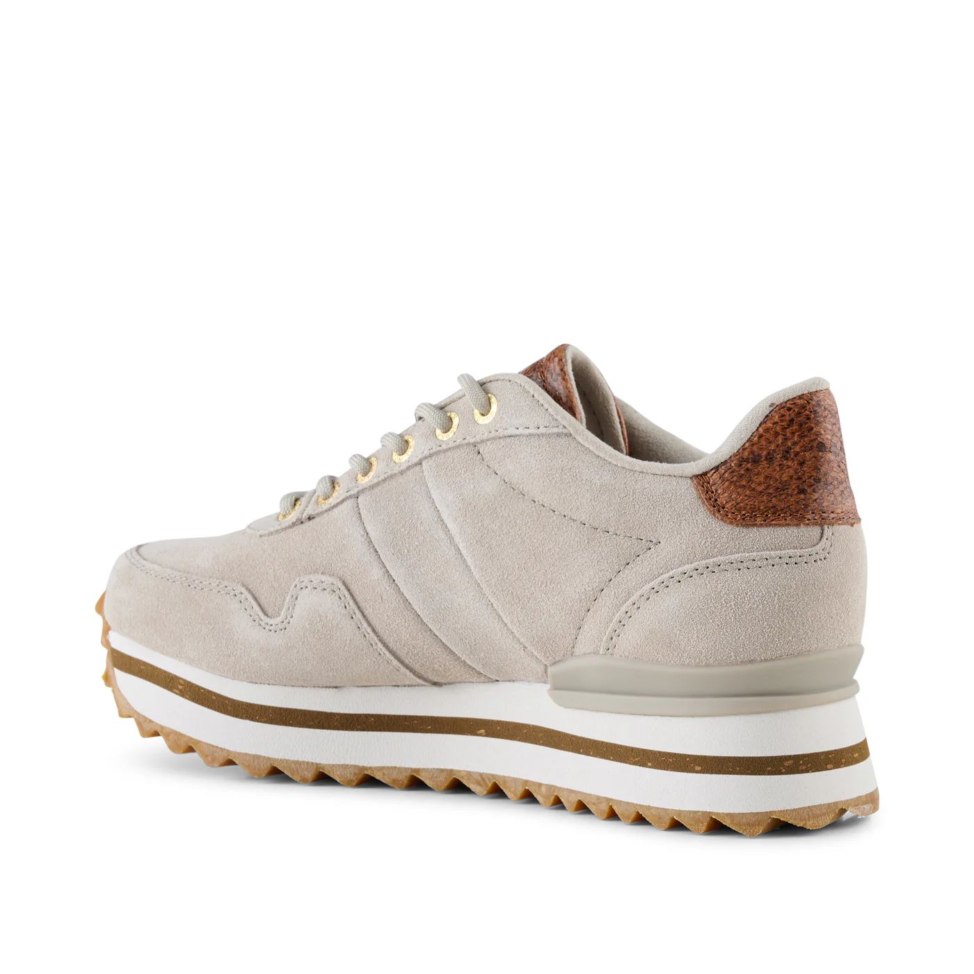 Nora III Suede Plateau - Grey Feather - Image 4