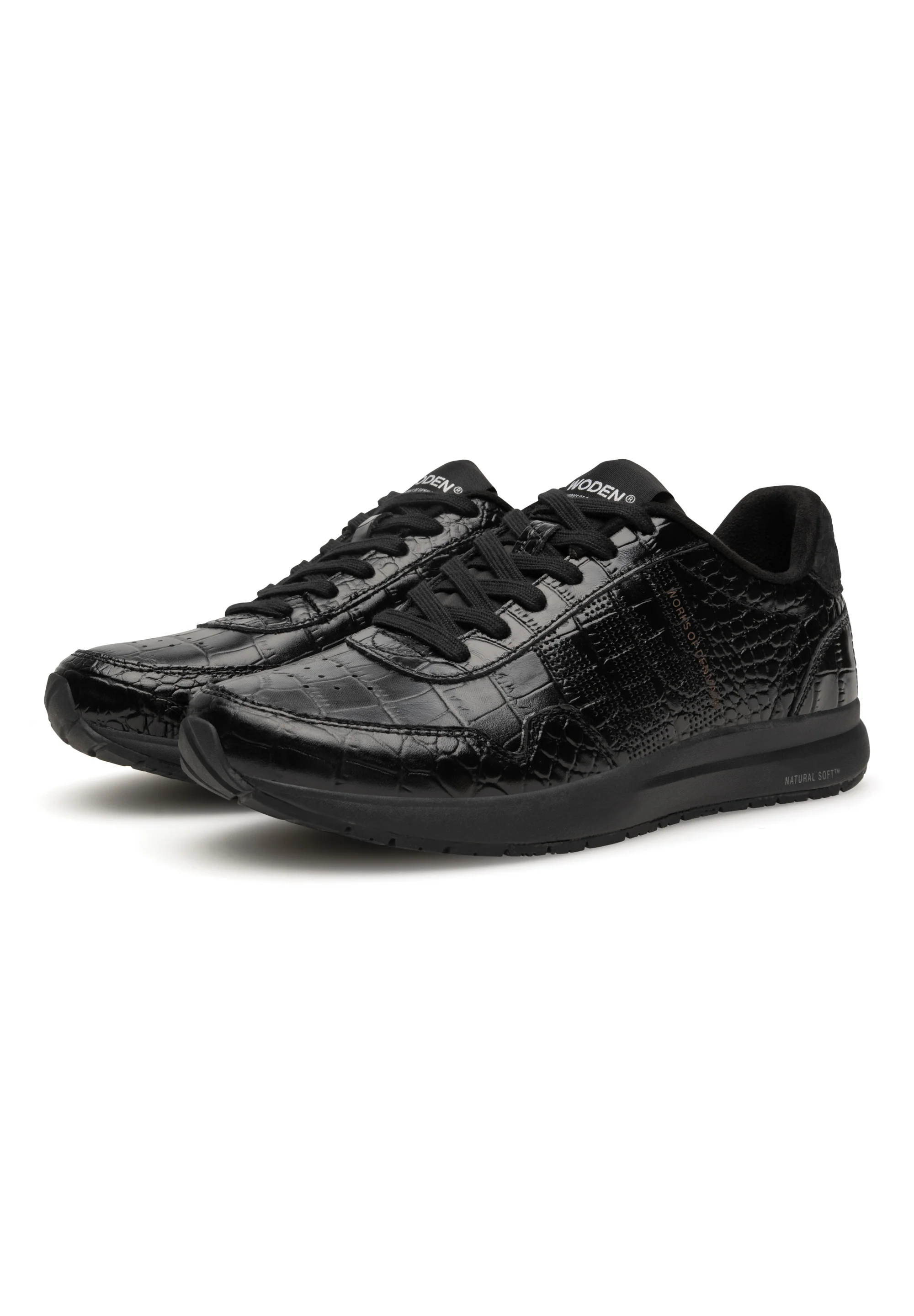 Nora Natural Soft Croco - Black - Image 2