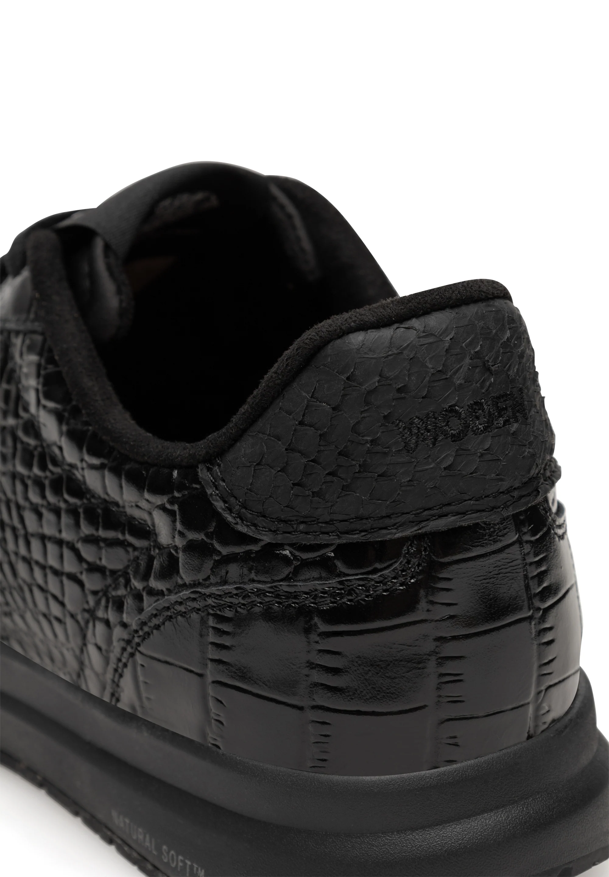 Nora Natural Soft Croco - Black - Image 4