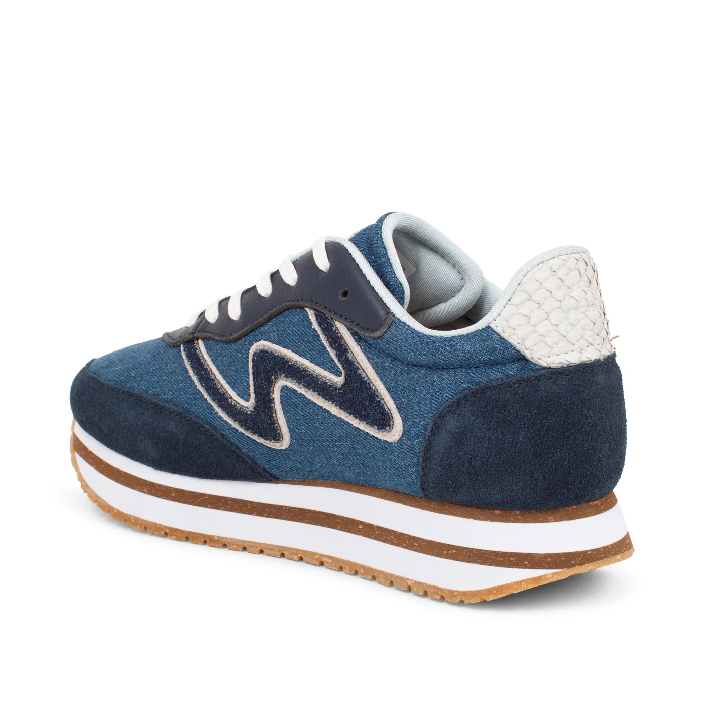 Olivia II Plateau Denim - Denim - Image 3
