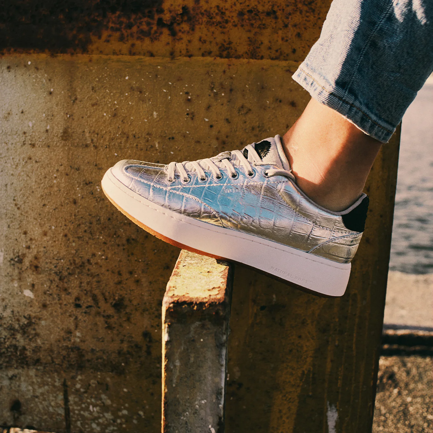 Pernille Croco Shiny - Silver - Image 2