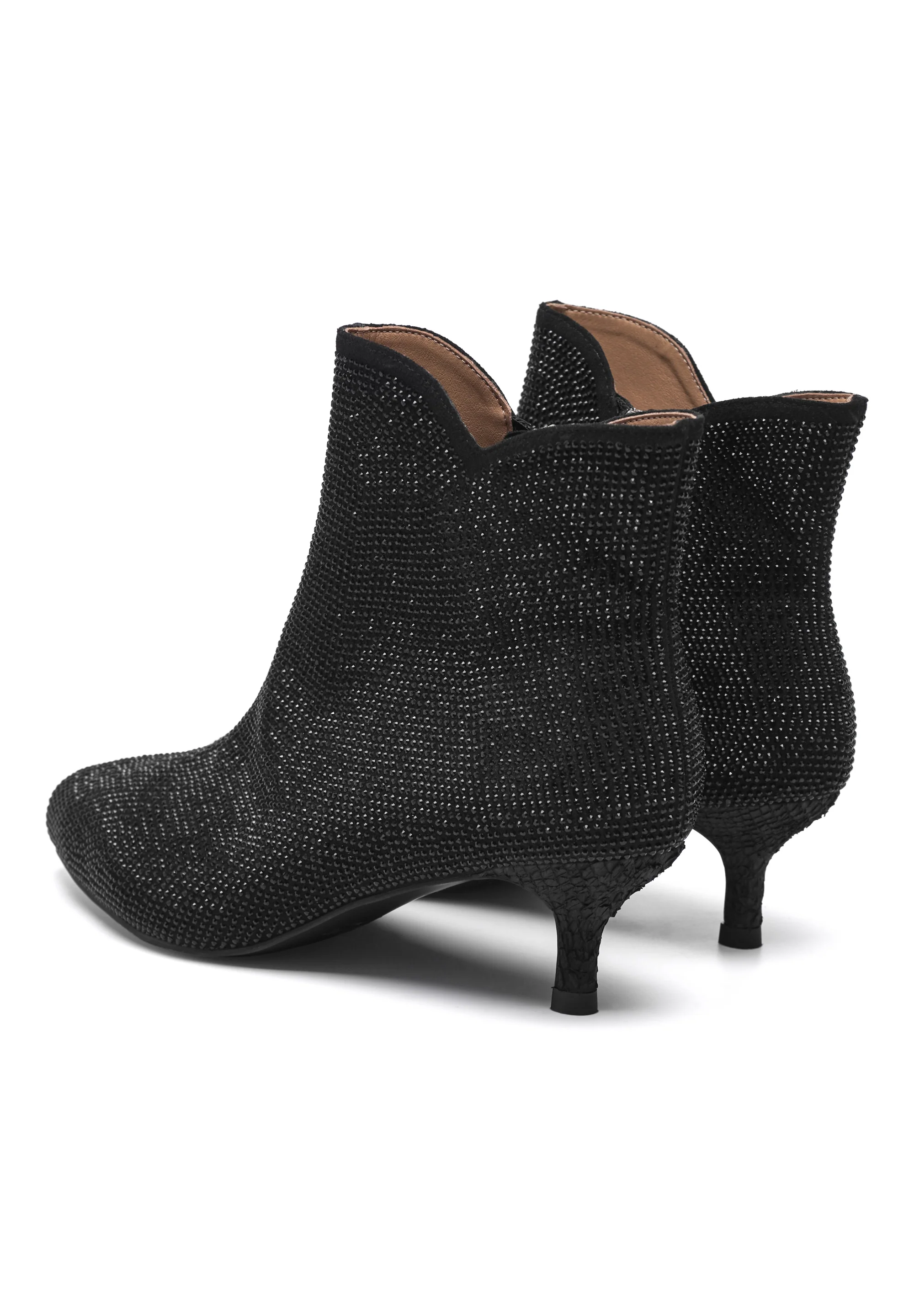 Saga Zip Crystal - Black/Black - Image 3