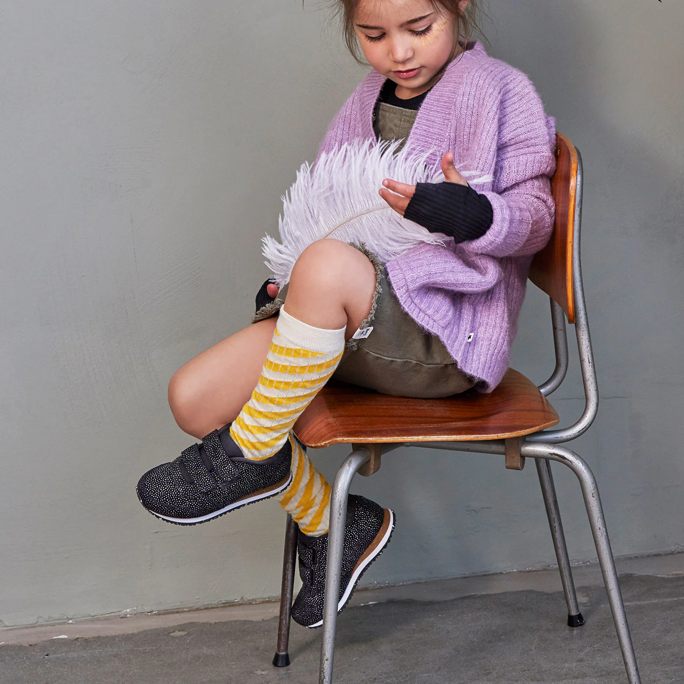 Sandra Pearl Kids - Black/Silver - Image 2