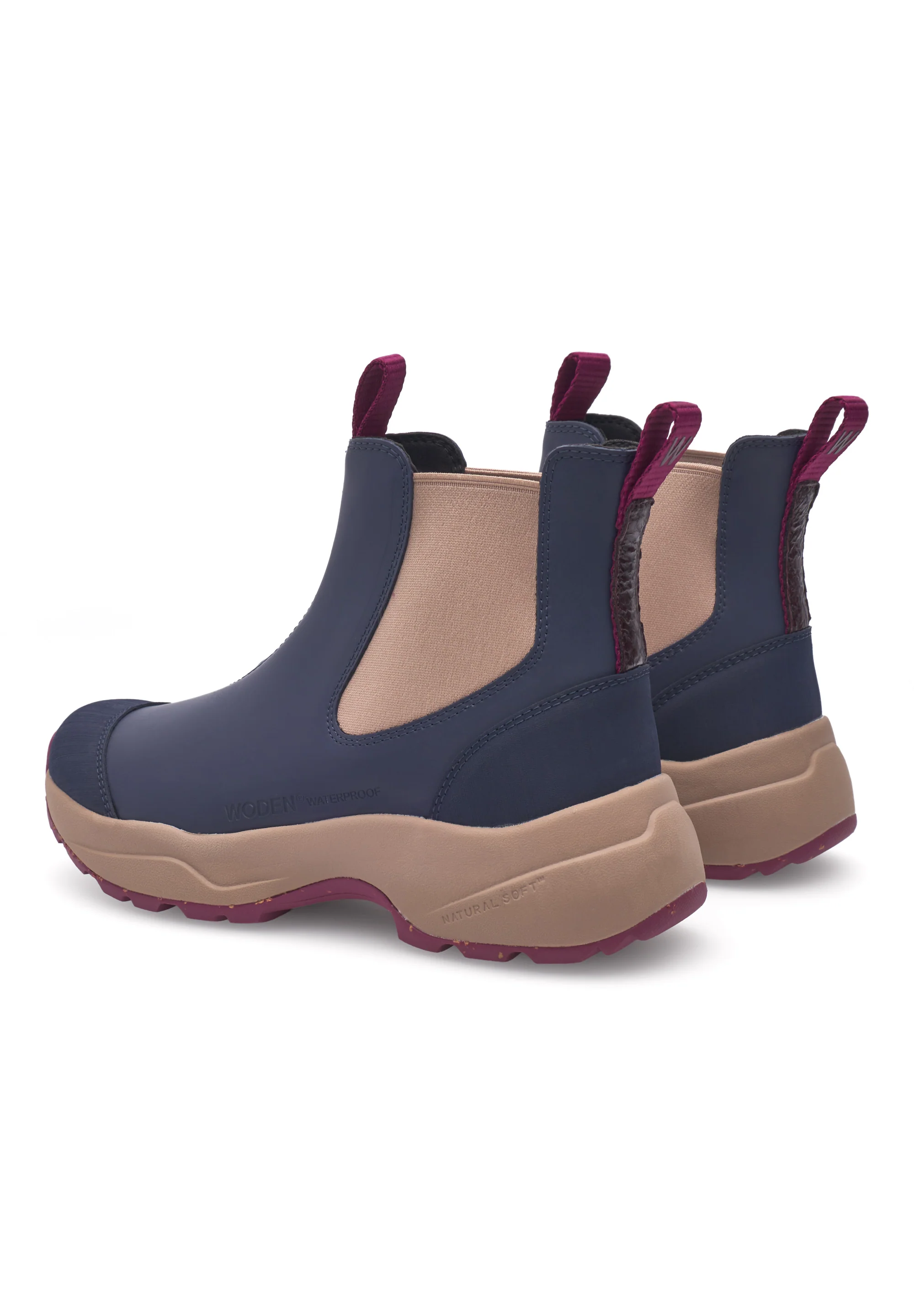 Siri Waterproof - Dark Navy/Taupe - Image 3