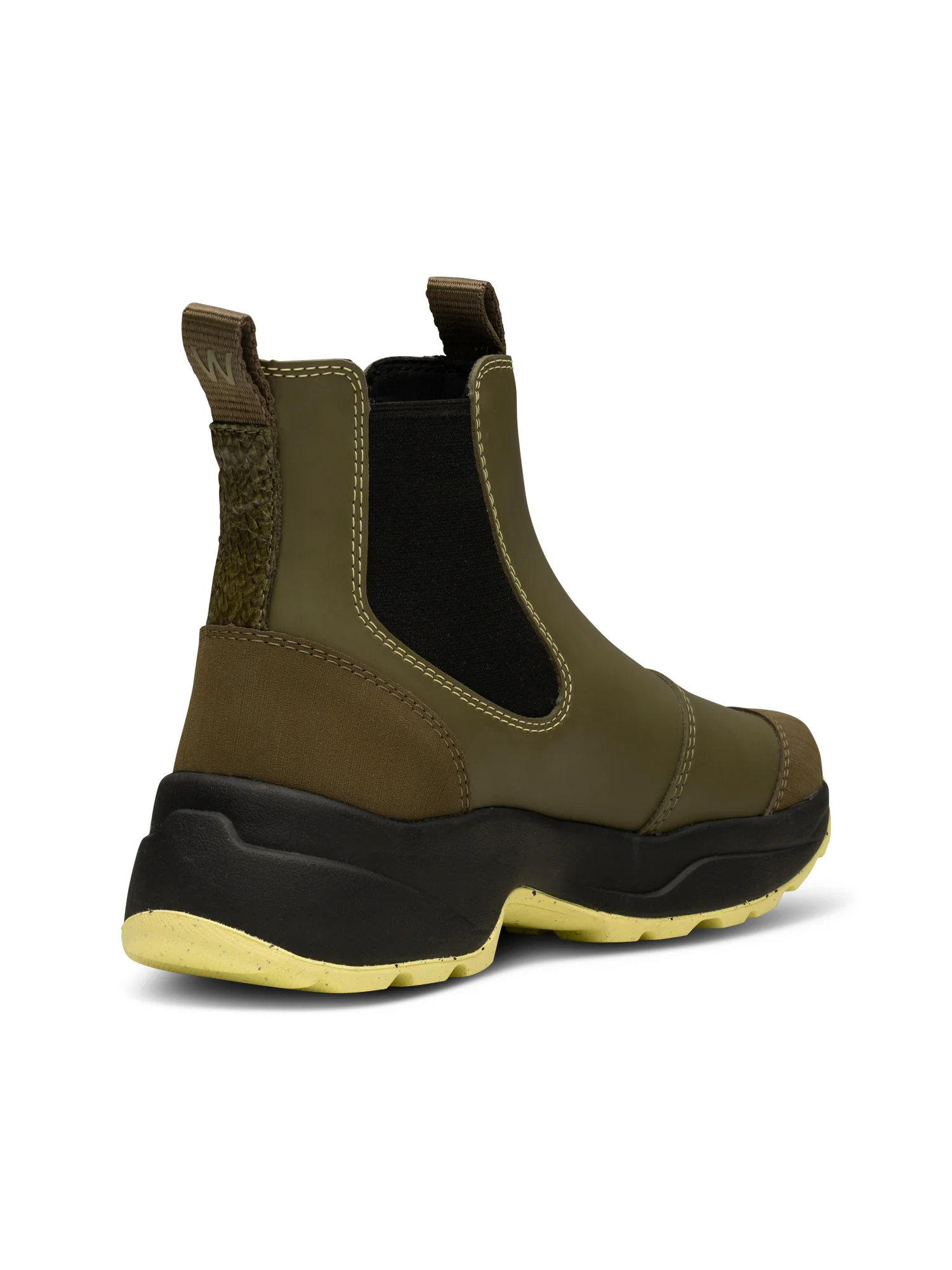 Siri Waterproof - Dark Olive/Pale Lime - Image 3