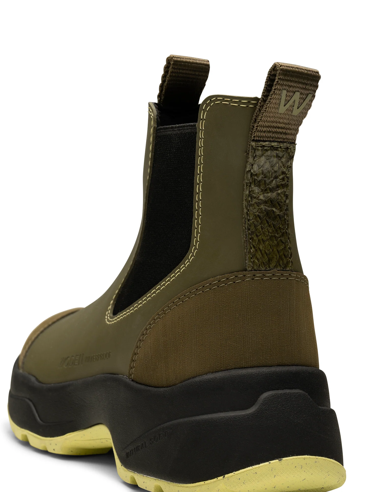 Siri Waterproof - Dark Olive/Pale Lime - Image 8