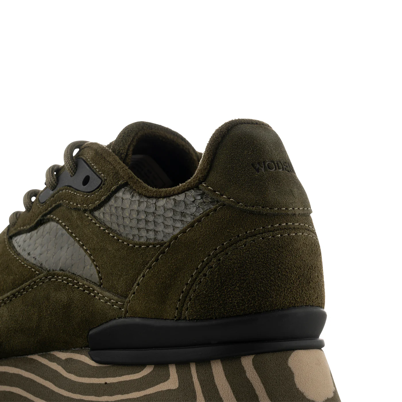 Sophie Salmon Marble - Dark Olive - Image 8