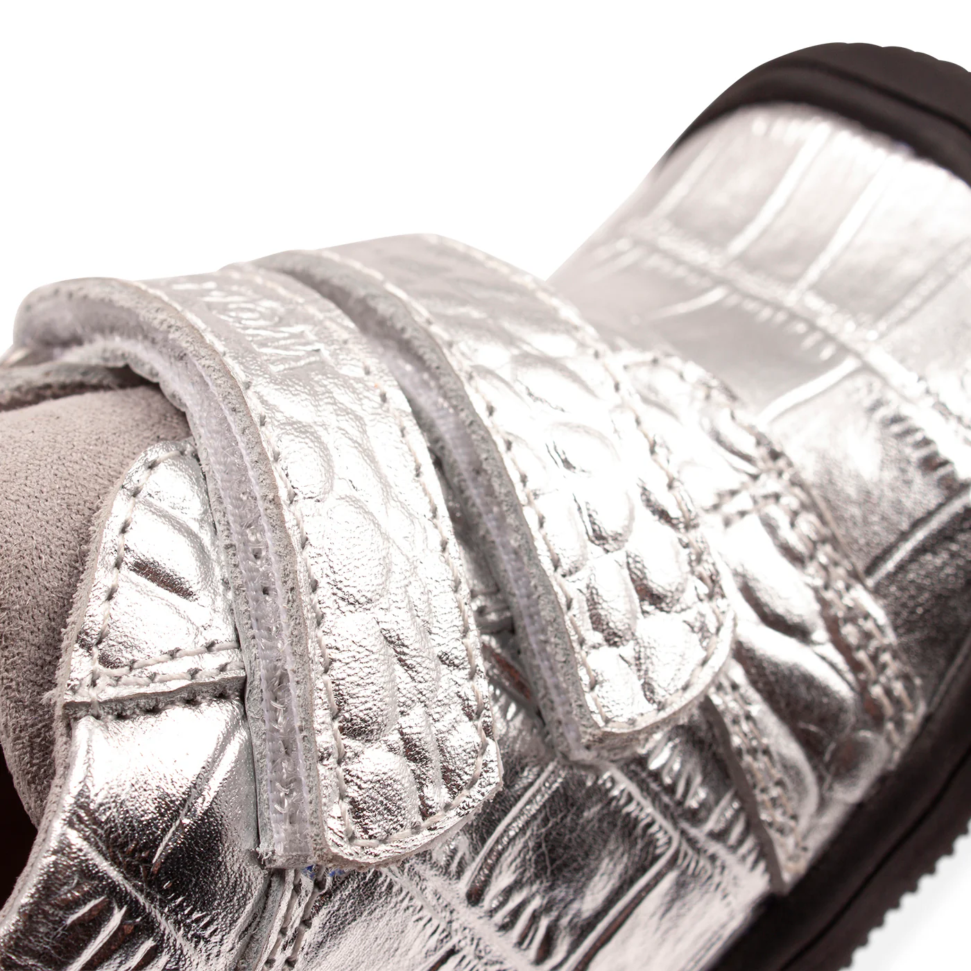 Tristan Croco Shiny - Silver - Image 9