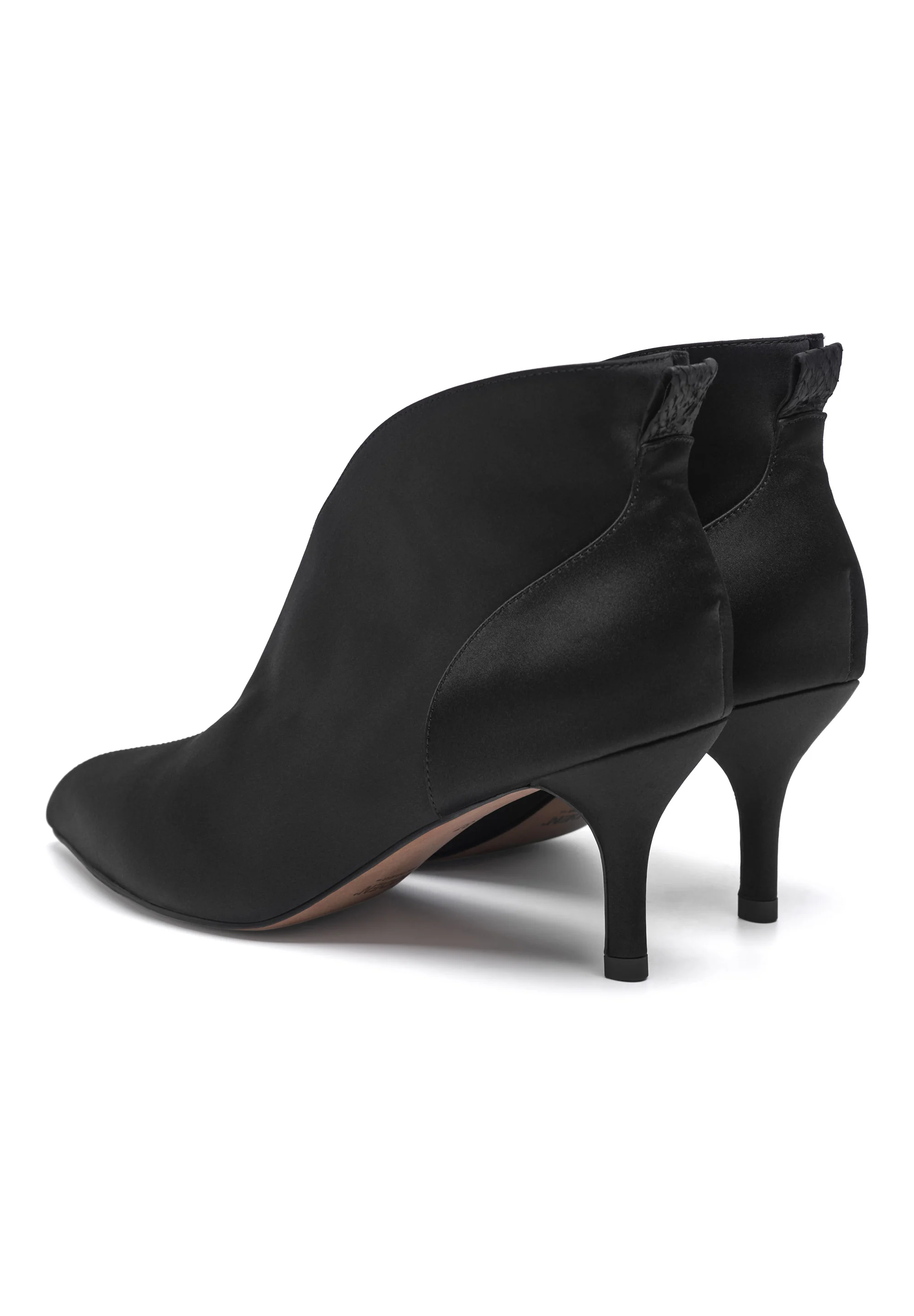 Valentine Low Cut Satin - Black - Image 3