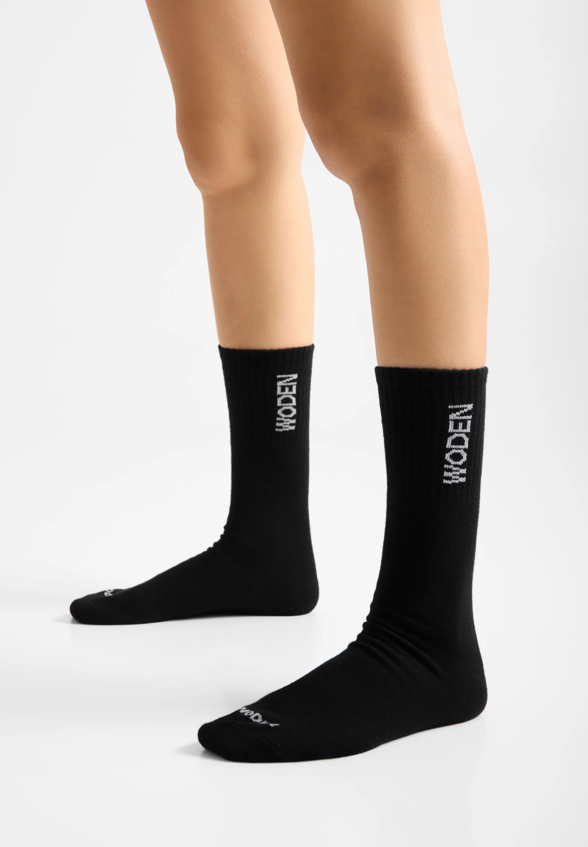 WODEN Sock - Black/White - Image 3