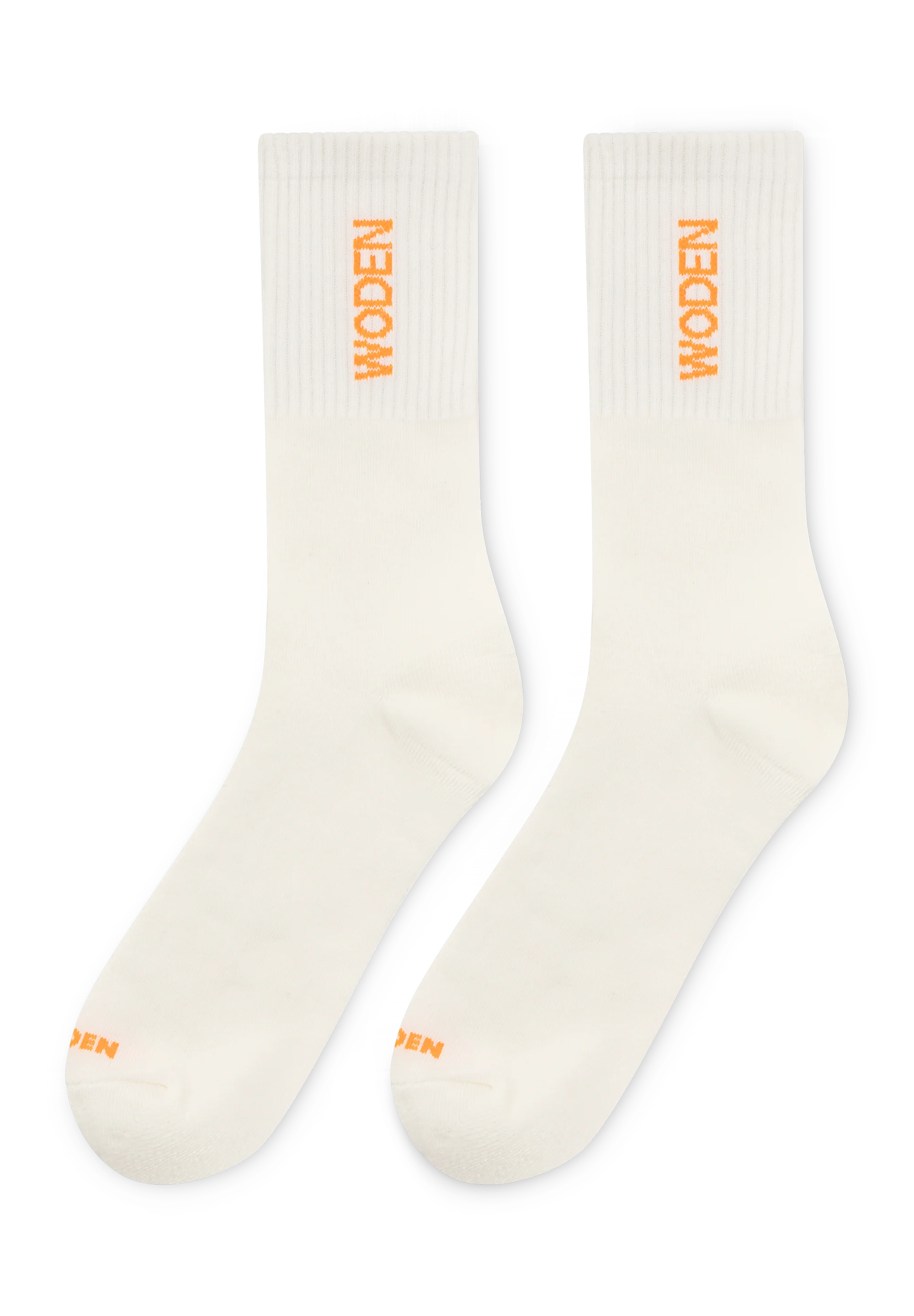 WODEN Sock - Whisper White/Tiger - Image 2