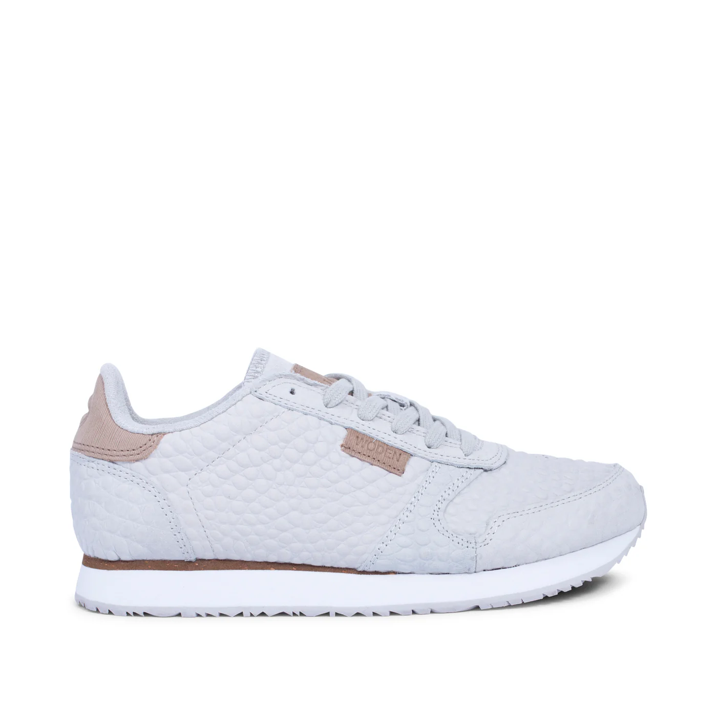Ydun Stamped Leather - Sea Fog Grey