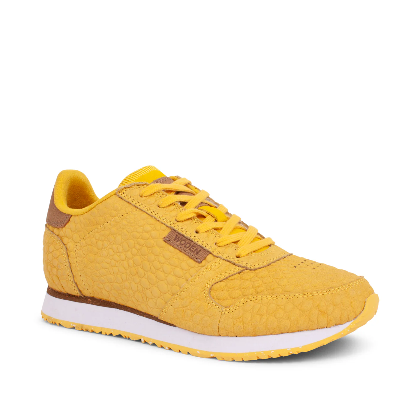 Ydun Stamped Leather - Super Lemon - Image 2