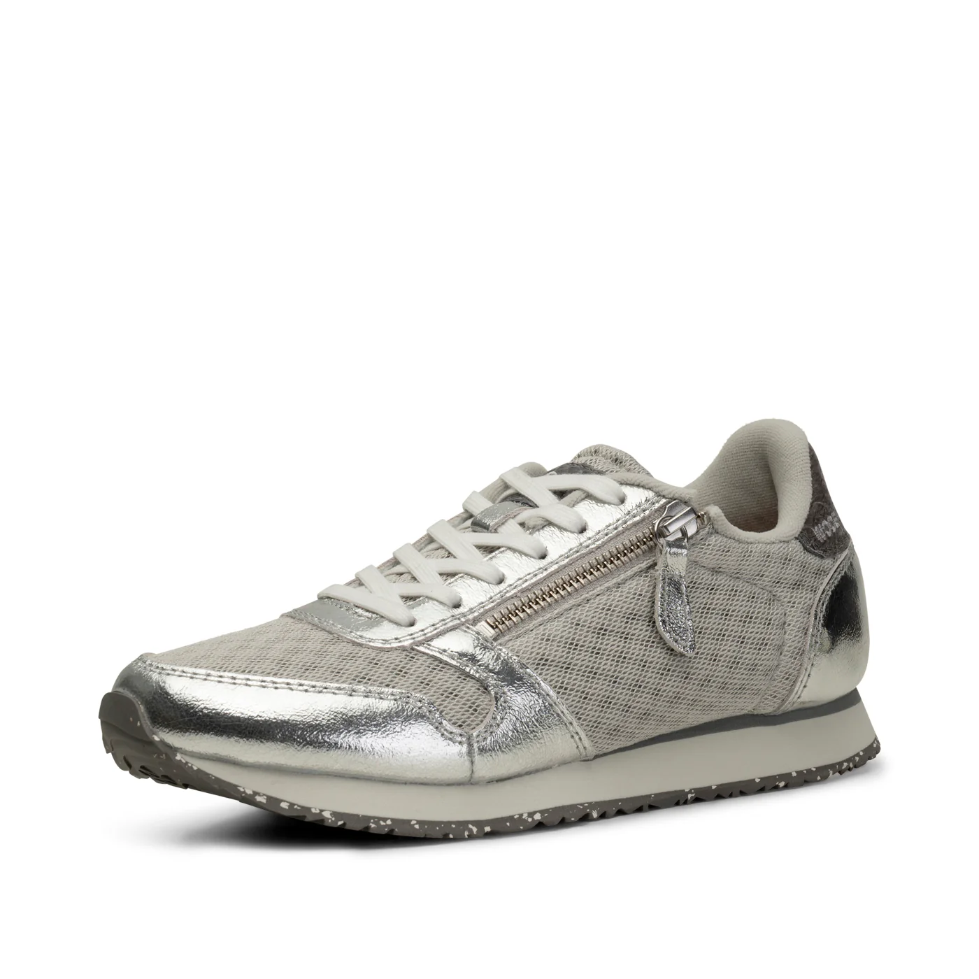 Ydun Metallic Zipper - Sea Fog Grey - Image 2