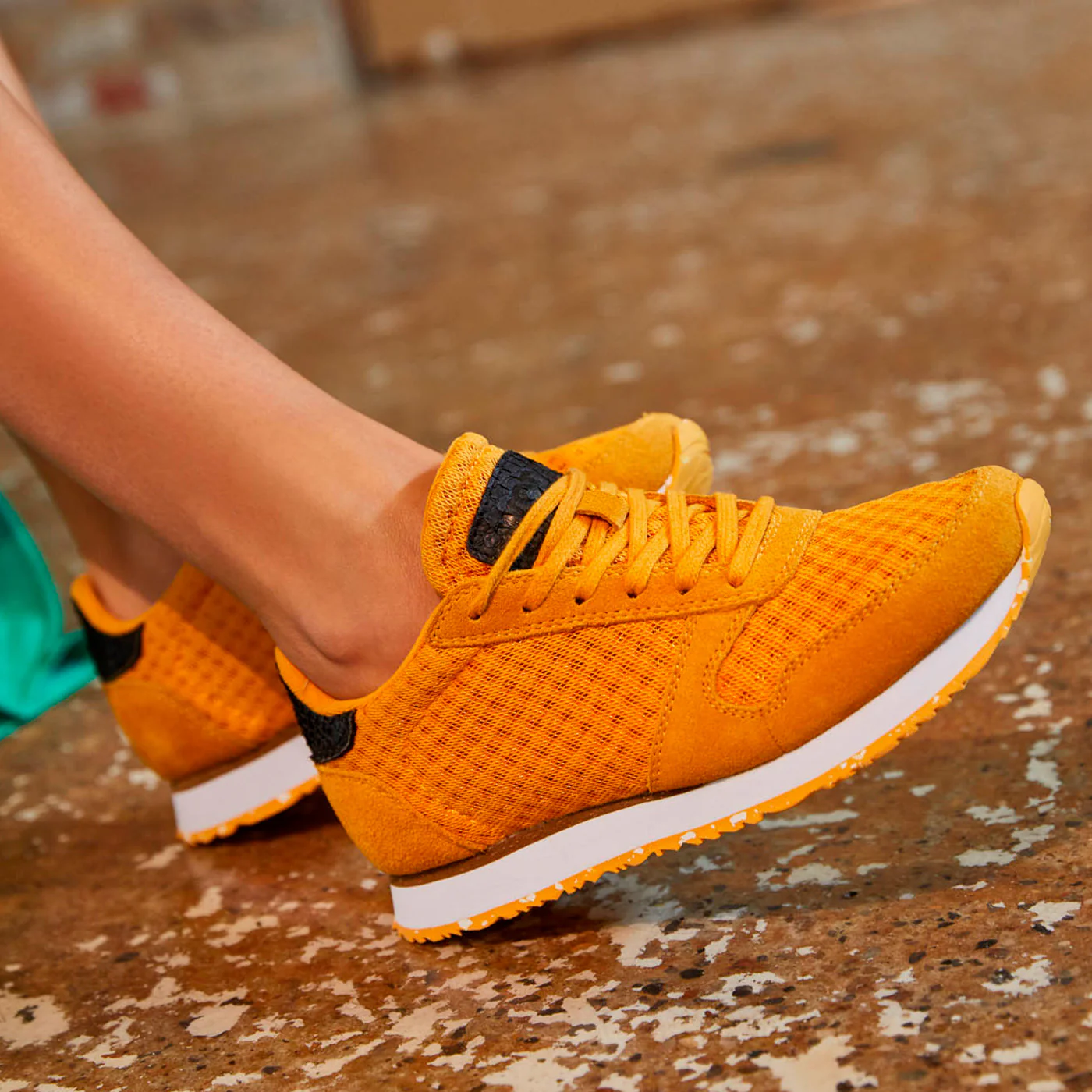 Ydun Suede Mesh II - Autumn Blaze - Image 4